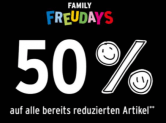 Ernsting´s Family Black Friday : 50% Extra Rabatt auf reduzierte Artikel