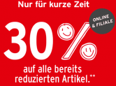 Ernstings Family Sale mit 30% Extra-Rabatt auf bereits reduzierte Damenbekleidung