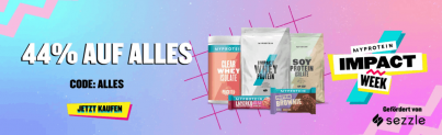 42% auf ALLES im MyProtein Shop