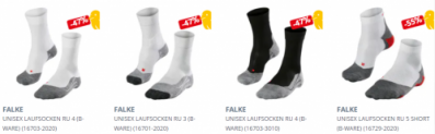 Falke Unisex Laufsocken RU 5 (B-Ware) ab 11,18 inkl. Versand