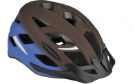 Fischer Urban Fahrradhelm mit Visor, verstellb. beleuchteter Innenring (Gr. S/M 52-59cm, blau-braun) für 13,00 € (Prime) statt 18,49 €
