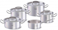 Fissler original-profi collection / Edelstahl-Topfset, 5-teilig, Kochtopf-Set für 299,99 € inkl. Prime Versand (statt 452,55 €)