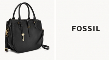 Fossil Damen Tasche Ryder – Satchel Echtes Leder in schwarz oder braun – für 101,15€ inkl. Versand statt 191,11€