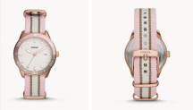 Fossil Damenuhr Dayle 3-Zeiger/Datum Nylon Gestreift BQ3630 + Gratis Gravur 41,30 € inkl. Versand (statt 59,00 €)