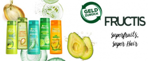 100 % Geld-zurück-Garantie bei Garnier Fructis Shampoo