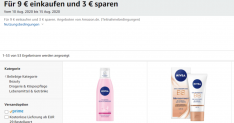Amazon: Für 9€ ausgewählte Nivea Beauty Produkte kaufen, 3€ sparen