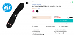 G-Punkt-Vibrator aus Silikon 16 cm & 6 Gratisartikel für 0 € (MBW 19,95 €) 🍦