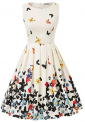 GRACE KARIN Damen Rockabilly Blumenkleid ab 17,41 € inkl Prime-Versand
