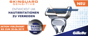 LETZTER TAG! Gillette Rasierer kostenlos durch Cashback Aktion