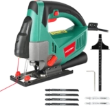 HYCHIKA Stichsäge (750W Max Holz Schnitttiefe 100 mm) für 29,10 € inkl. Versand (statt 38,80 €)