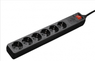 Hama Steckdosenleiste 6-fach mit Überspannungsschutz für 4,92 € mit Prime-Versand