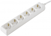 Hama Steckdosenleiste 6-fach für 3,49€ mit Prime-Versand