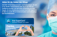 25€ Aral SuperCard für alle Pflegekräfte kostenlos (Krankenschwestern/Krankenpfleger)