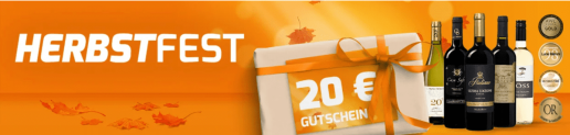 Weinvorteil: 20,00 € Rabatt auf Alles (ab 80,00 € MBW)