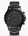 Herren Hybrid Smartwatch Nate Edelstahl Schwarz für 85€ inkl. Versand (statt 168€)