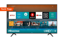Hisense H55BE7000 138 cm (55 Zoll) Fernseher (4K Ultra HD, HDR, Triple Tuner, Smart-TV, Standard) für 372,96 €