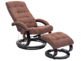 HomCom Massagesessel mit Wärmefunktion + Hocker (braun) – nur 147,52€ inkl. Versand (statt 172,21€)