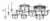 Home affaire Topf-Set »Florenz«, Edelstahl, (Set, 17-tlg), Induktions geeignet für 67,99€ inkl Versand