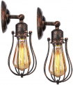 INGSO Vintage Innenwandleuchte 2er Set (dimmbar, E27) für 20,81 € inkl Versand (statt 35,99 €)