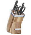 KitchenAid KKFMA05AA Messerblock 5-teilig aus hellem Echtholz für 62,90€ inkl. Versand (statt 125€)