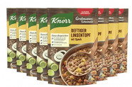 Knorr Großmutters Geheimnis Eintopf Deftiger Linsentopf mit Speck, 133 g, 8 x 2 Portionen ab 6,06 € (Prime)