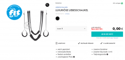 Eis DE: Luxuriöse Liebesschaukel & 6 Gratisartikel für 0€ (MBW 29,95 €)