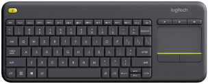 Logitech K400 plus Wireless Touch Tastatur für 17€ inkl. Prime Versand