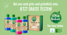 Love Nature Produkte (maximal 8) gratis testen dank Cashback