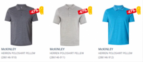 McKinley Pellew Herren Poloshirt (3 Farben, Gr. S bis 4XL) für 12,98 € inkl. Versand
