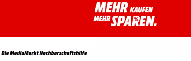 Media Markt: Aktion Mehr kaufen, mehr sparen mit bis zu 25€ Direktrabatt (je nach Bestellwert)