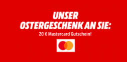 Media Markt: ab 50€ mit Mastercard zahlen und 20€ Coupon gratis dazu