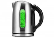 Monzana Wasserkocher mit Temperatureinstellung (2200W, 1.7l, 60/70/80/90/100°C, TÜV-zertifiziert, Edelstahlgehäuse) – für 19,68€ inkl. Versand statt 22,95€