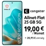Gomibo: Motorola Edge 60 Fusion (256 GB) + congstar Allnet-Flat 25 GB 5G für 19,00 € / Monat + 20,95 € einmalig