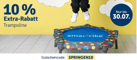 10 % Rabatt auf Trampoline bei myToys