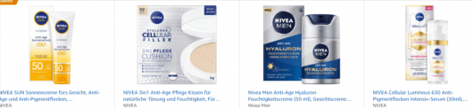 Nivea Face: 3 € Sofortrabatt beim Kauf ab 9 € MBW