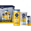 NIVEA MEN Power Active Trio Geschenkset für 8,40 € inkl. Prime-Versand