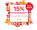 15% Rabatt auf alles außer Technik | Neckermann