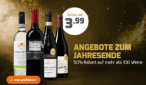 50 % Rabatt auf über 100 Weine ! z. B. 6x Pluvium Premium Selection – Vino Tinto für 29,24 € inkl Versand (statt 52,58 €)