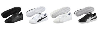 Puma Smash Trainers Sneaker (4 Farben, Größe 40,5 bis 48,5) für je 26,36 € inkl Versand (statt 37,95 €)