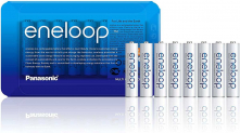 Panasonic eneloop Ready-to-Use Ni-MH Akku AAA Micro 8er Pack mit Case für 12,12 € inkl Prime-Versand