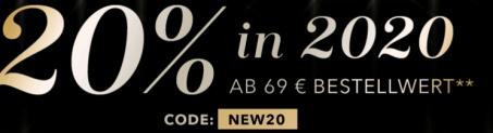 Douglas 20 % Rabatt auf fast alles (MBW 69€) + VSK Frei z. B.DIOR Sauvage Eau de Toilette (EdT) in 100m für 64,80€