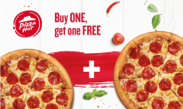 2 für 1 Pizza-Angebot auf alle Teigsorten und Beläge bei Pizza Hut für 1€