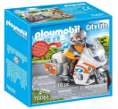 Playmobil 70051 City Life Notarzt-Motorrad mit Blinklicht für 7,99€ inkl. Prime-Versand