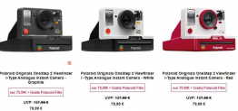Polaroid Originals One Step 2 ViewFinder Sofortbildkamera (in 3 Farben) + Gratis Polaroid Film – für 81,48€ inkl. Versand statt 101,99€