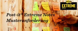 Gratis: Post-It Extreme Notes kostenloses Probierpaket