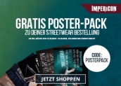 Kostenloses Poster-Pack zur Streetwear Bestellung bei Impericon