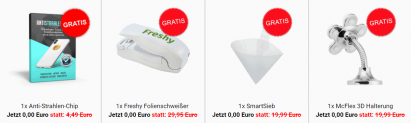 Gratis Artikel von Babboo (für Bewertung des Shops und dem Produkt) z.B.Folienschweißer, Abflussreiniger Sticks