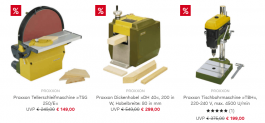 Proxxon Werkzeug Deals: Proxxon Werkzeuge mit bis zu 50% Rabatt z.b: Proxxon Tischbohrmaschine für 204,50€ statt 309€