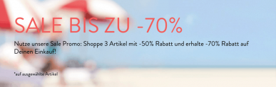 Calzedonia Sale: 3 Produkte mit 50% Rabatt kaufen und 70 % Rabatt auf den gesamten Einkauf (Unterwäsche, Strümpfe sowie Bademoden)