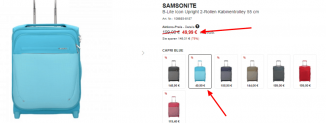 Samsonite B-Lite Icon Upright Kabinentrolley 55 cm für 49,99€ (statt 86€)